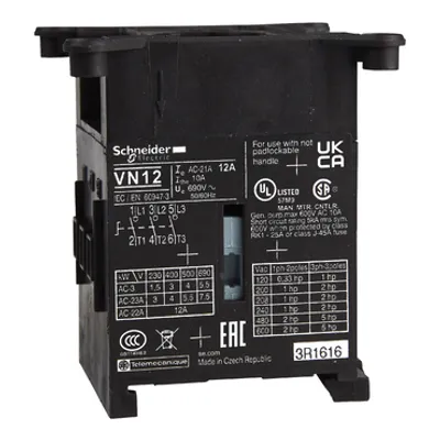 Schneider Electric VN20 – Switch body,TeSys Control,3 poles,20A,compact size