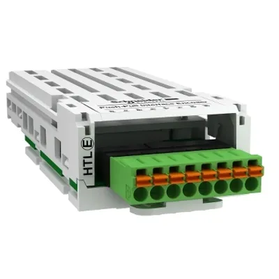 Schneider Electric VW3AP3424 – High threshold logic encoder interface module, Altivar, 12 to 24V, 1 removable spring connector