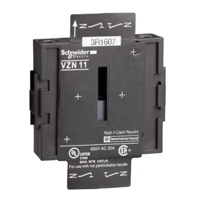 Schneider Electric VZN11 – Additional neutral block,TeSys Control,20A,for VN12,VN20