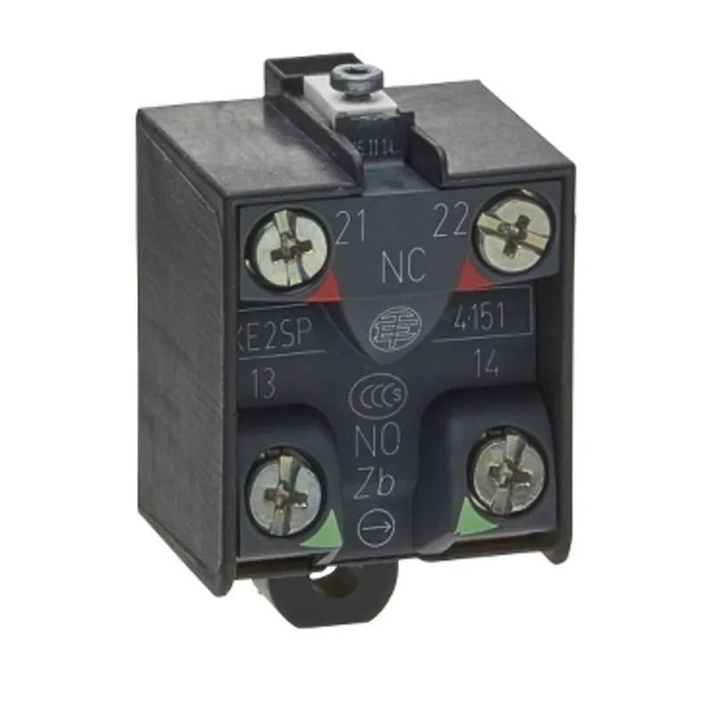 Contact Block, Harmony XPE, Preventa Safety detection, 1 step or 2 step switch, 1NO + 1NC — photo 1 of 8