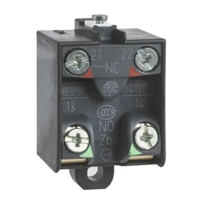 Schneider Electric XE2SP4151B – Contact Block, Harmony XPE, Preventa Safety detection, 2 step switch, 1NO + 1NC