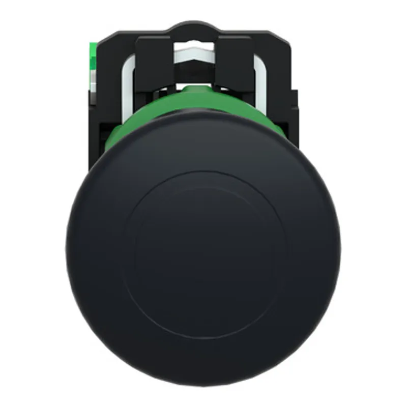 Wireless and batteryless transmitter,transmitter, Harmony XB5R, mushroom head 40mm, plastic, black, 22mm, spring return — photo 5 of 14