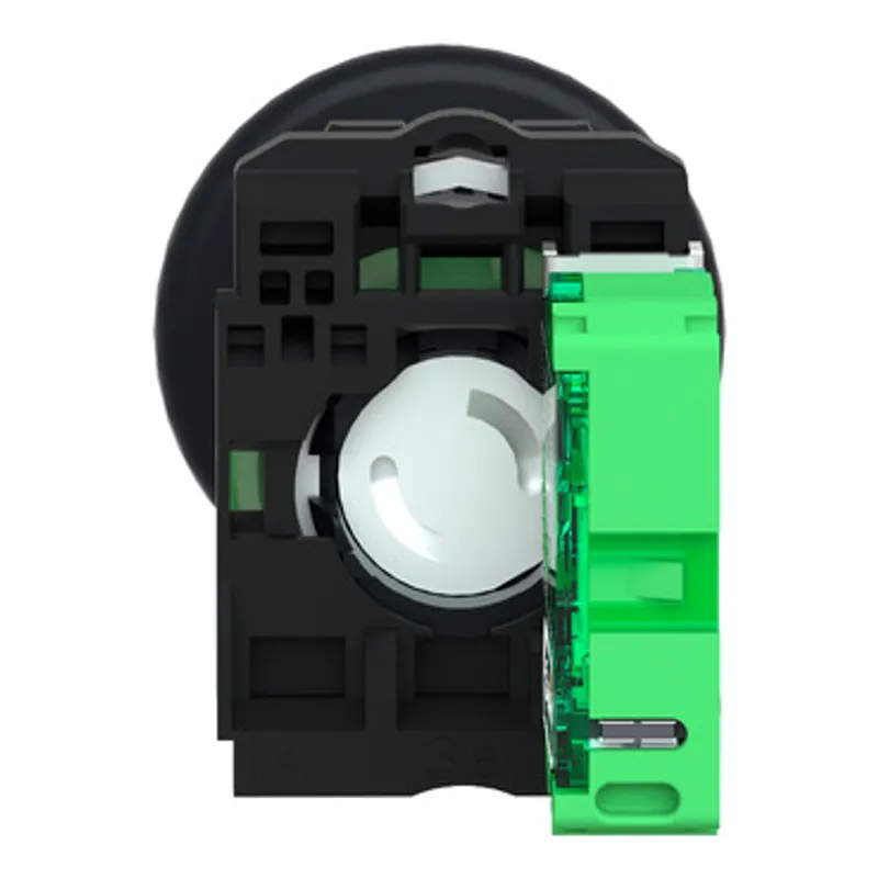 Wireless and batteryless transmitter,transmitter, Harmony XB5R, mushroom head 40mm, plastic, black, 22mm, spring return — photo 8 of 14