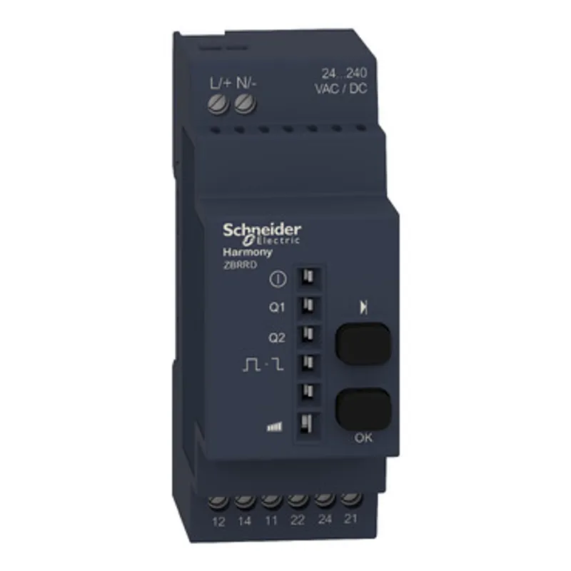 Programmable receiver, Harmony XB5R, 2 relays, 2 buttons, 6 indicating LEDs, monostable, bistable, 24...240V AC DC — photo 11 of 15